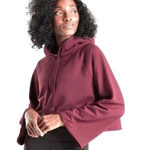 Athleta Oversized Crop Hoodie